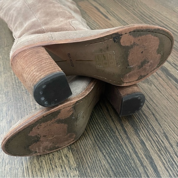 Dolce Vita Ohanna Over The Knee suede heeled boots size 6.5 - Picture 6 of 9